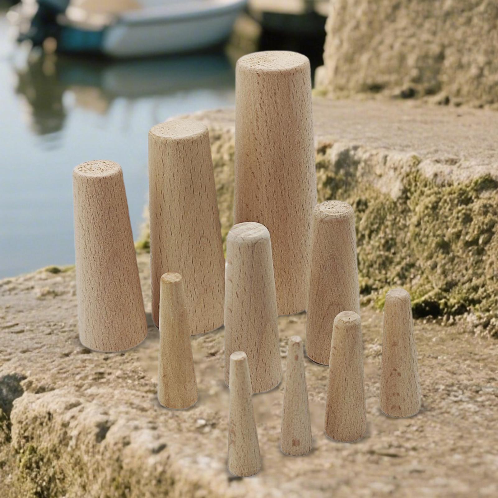 Fishing Boat Bilge Pump - Tappo di scarico conico in legno