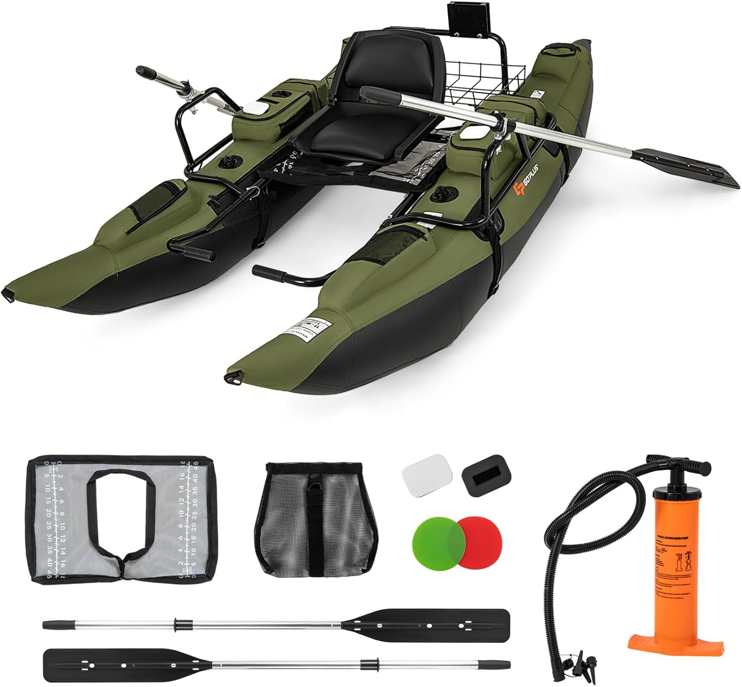 Fishing Boat Seat - Belly Boat Gonfiabile per Adulti con