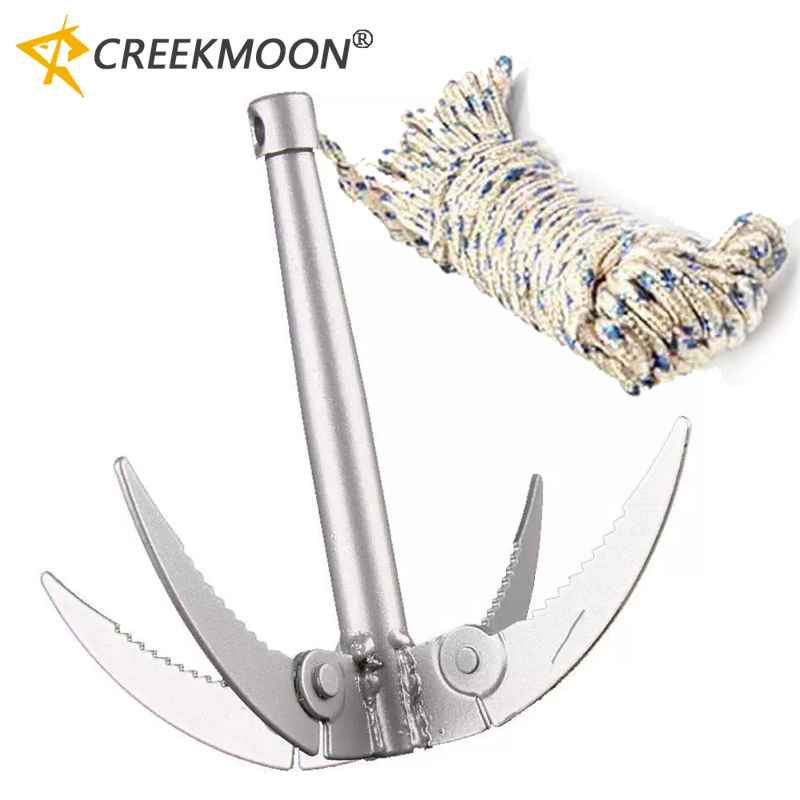 Fishing Boat Anchor - Ancora a 4 artigli pieghevole per