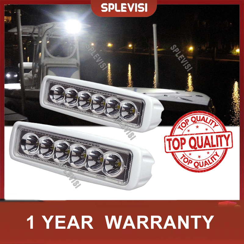 Fishing Boat Navigation Light - 2 pz 12V 6 LED Deck