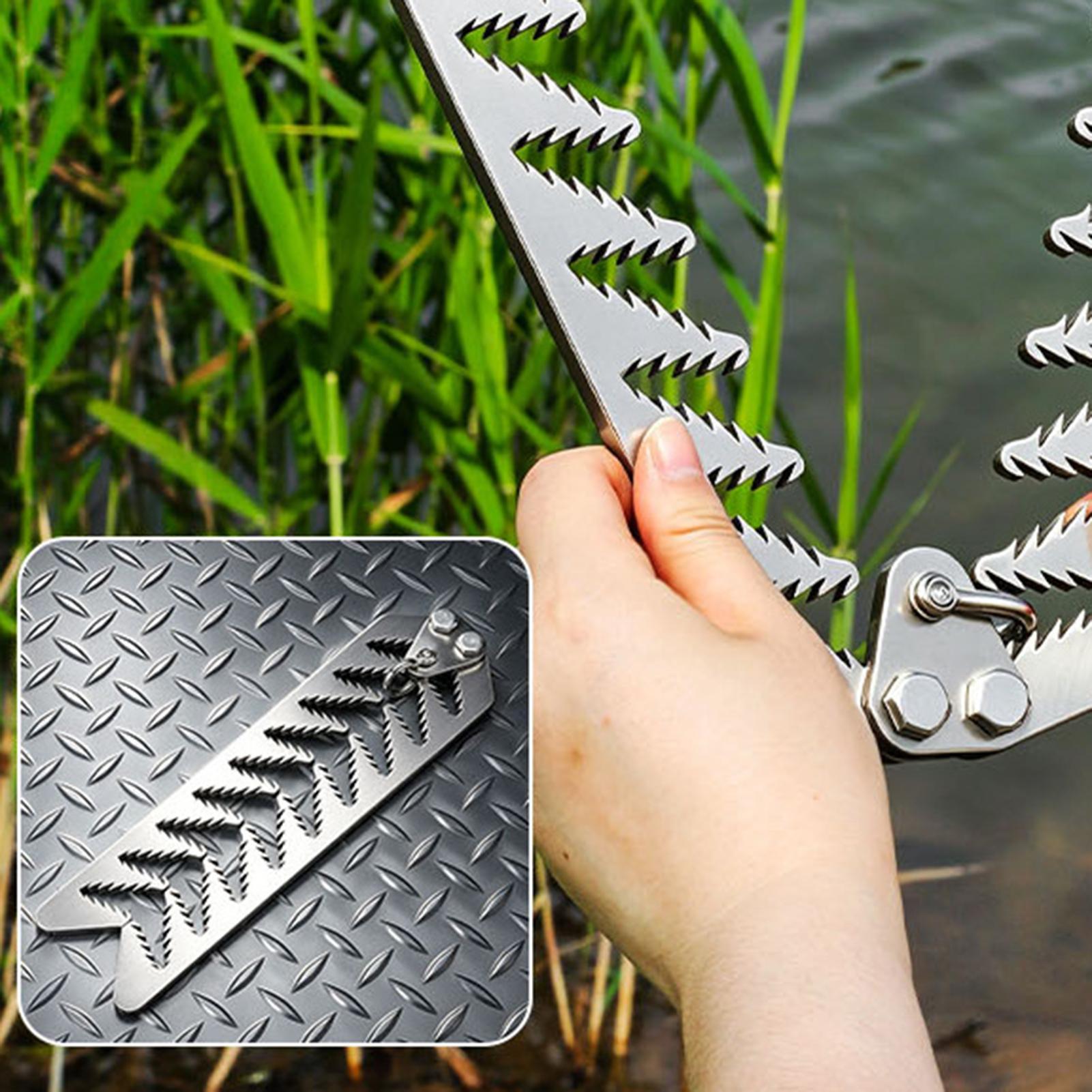 Fishing Boat Trailer - Tagliaerba per Piante Acquatiche, Decespugliatore Pieghevole