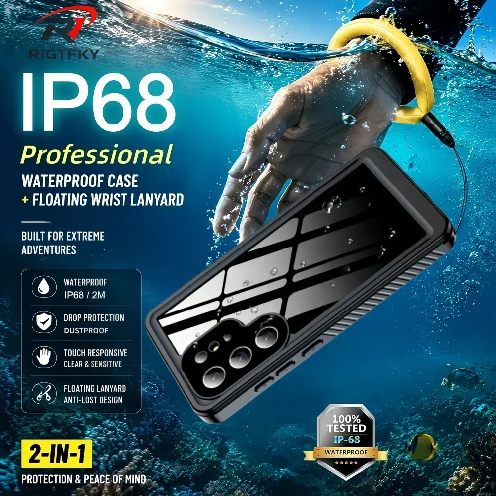Fishing Boat Cover - Custodia Impermeabile IP68 per Samsung S26