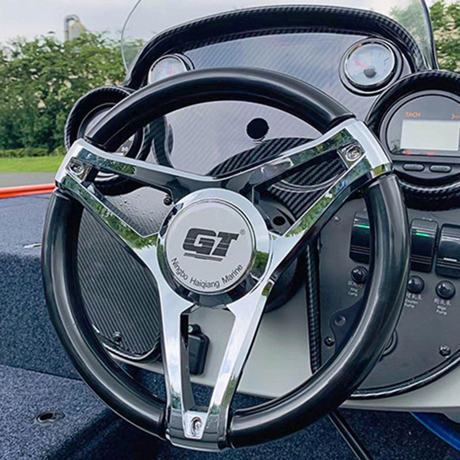 Fishing Boat Steering Wheel - Timone Professionale in Nylon per Imbarcazioni,