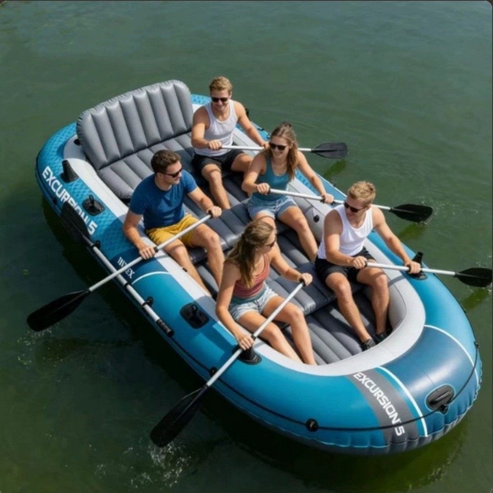 Fishing Boat Inflatable - Kayak spesso per 2-4 persone, gommone