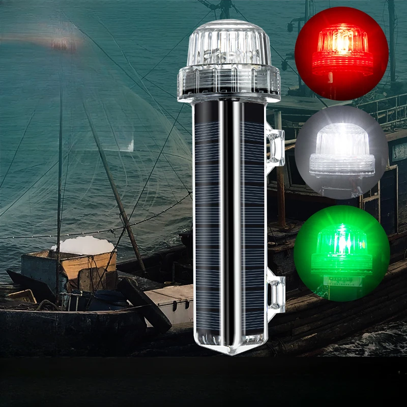 Fishing Boat Navigation Light - Nuova luce di segnalazione solare dell'oceano