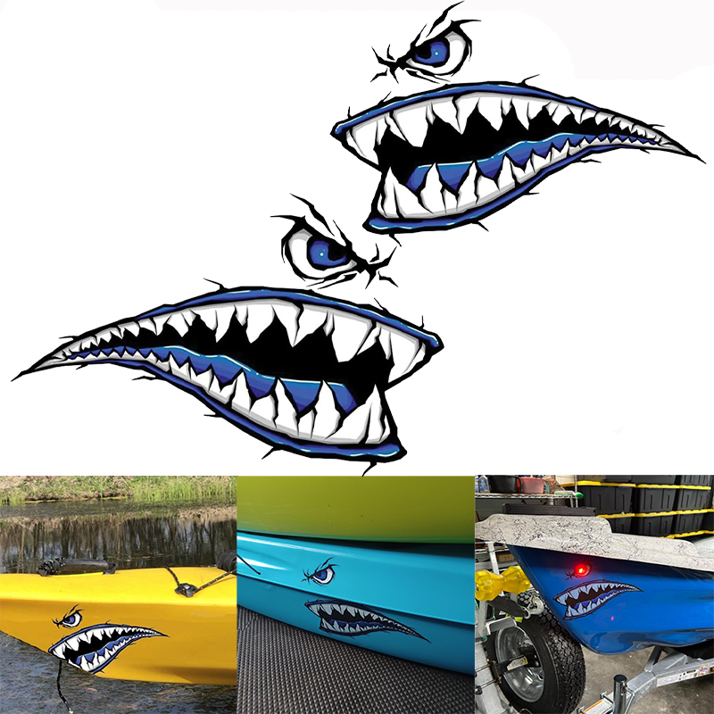 Fishing Boat Oar - 2 pezzi adesivi per barche con