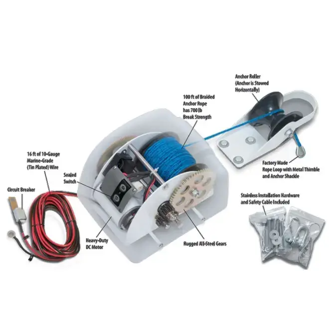 Verricello Elettrico per Ancor - Fishing Boat Anchor Winch recensione e prezzo