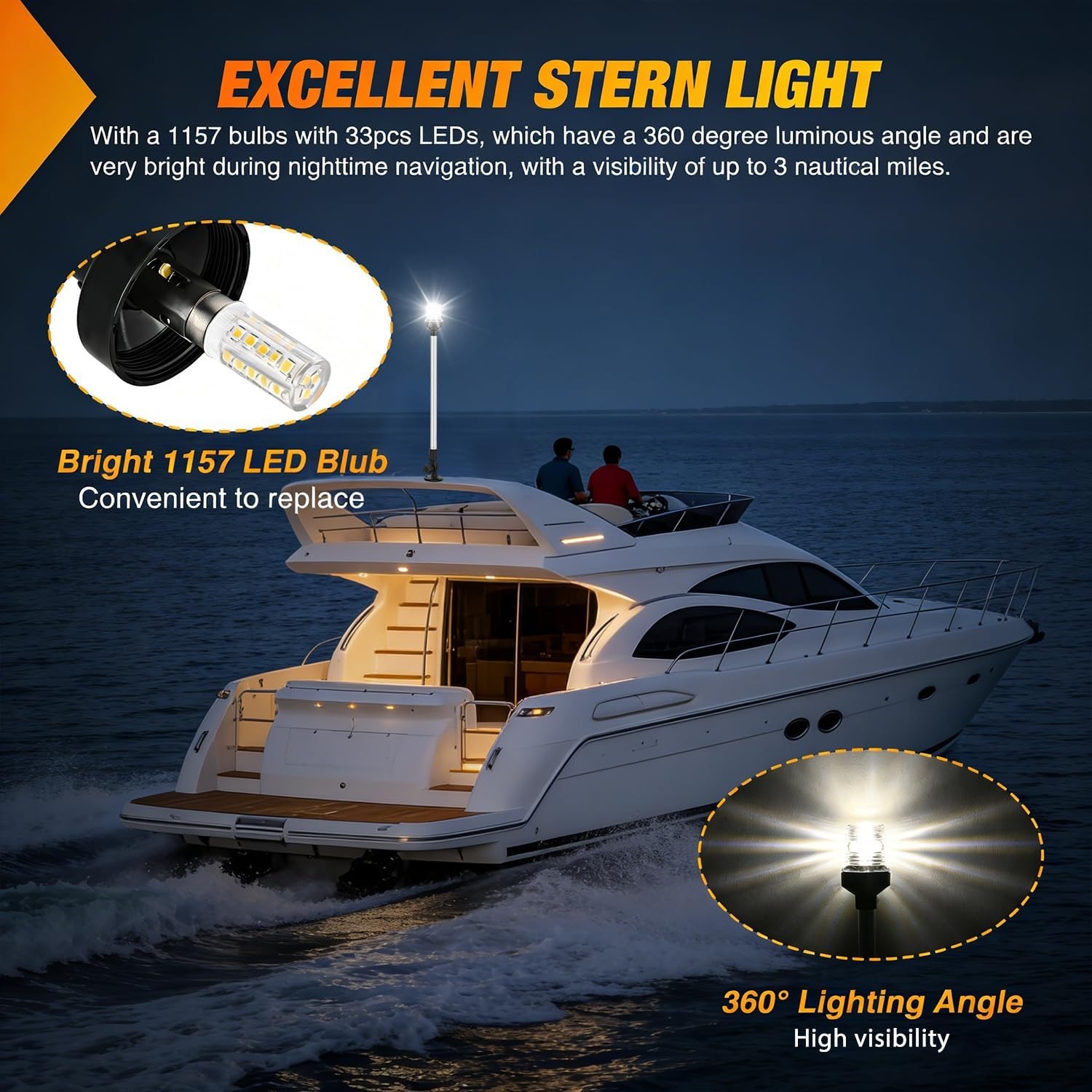 Luce di Poppa Marina Nilight p - Fishing Boat Anchor recensione e prezzo
