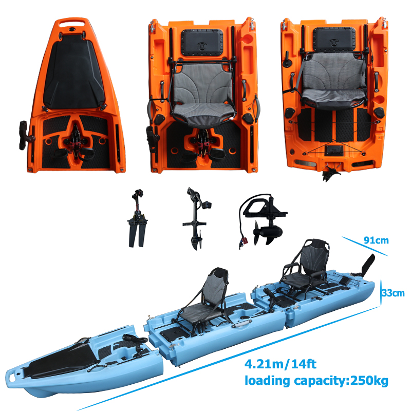 Kayak a Pedali Staccabile da 1 - Fishing Boat Seat recensione e prezzo