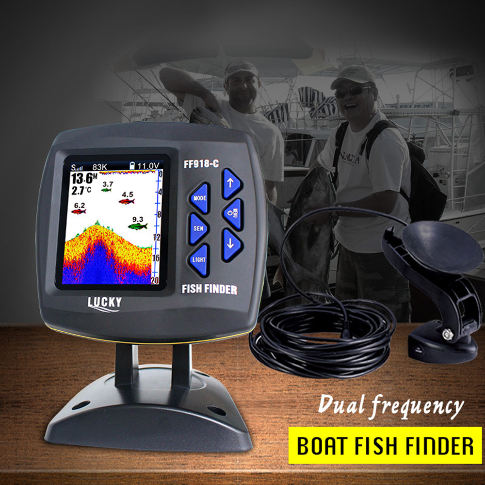 FF918-C100DS Fish Finder cabla - Fishing Boat Depth Finder recensione e prezzo