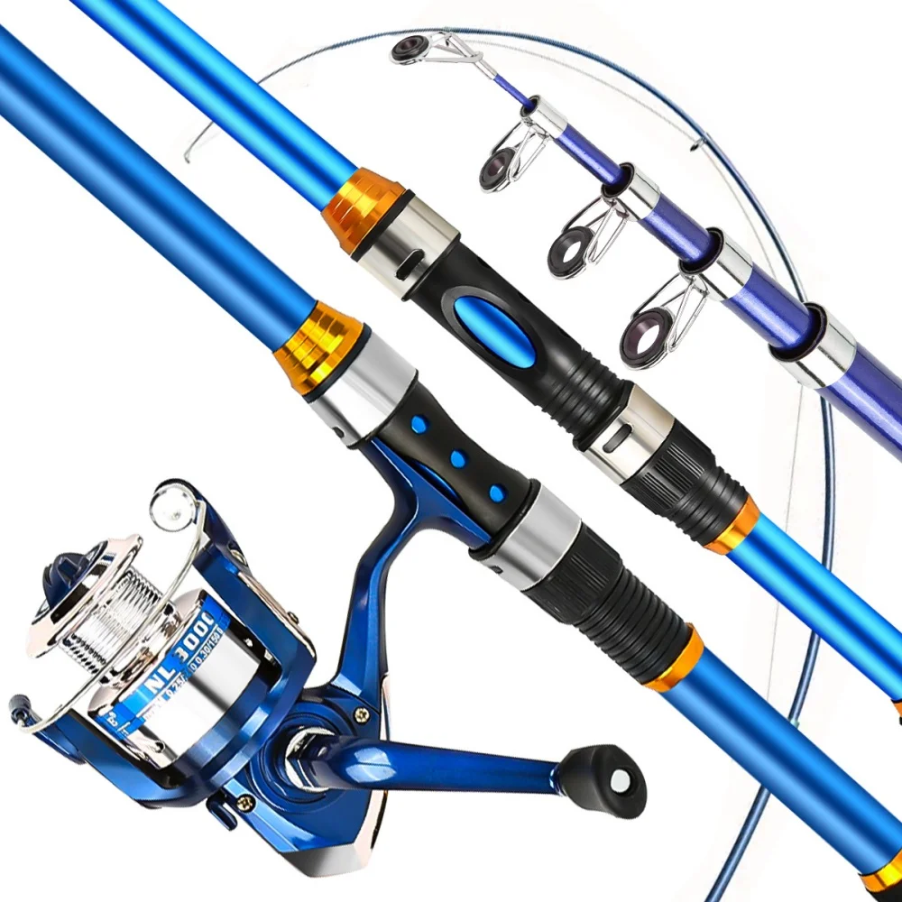Set di canne da pesca telescop - Fishing Boat Fiberglass recensione e prezzo