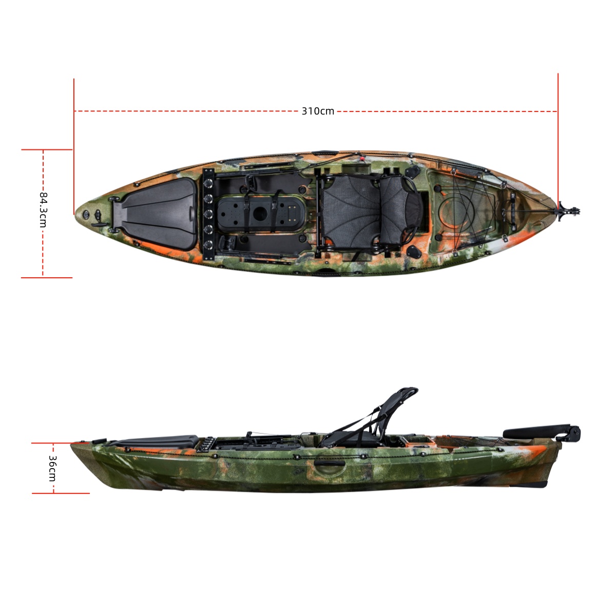 Kayak da pesca singolo di prim - Fishing Boat Seat recensione e prezzo